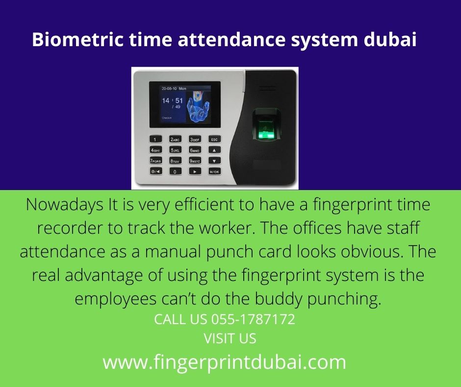 Fingerprint Time Clock + Free Software