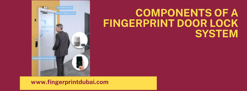 Components of fingerprint door lock system