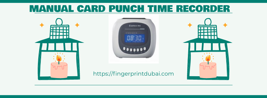 Manual Card Punch Time Recorder