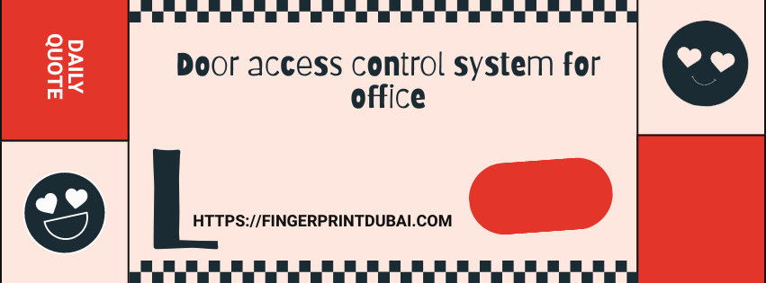 Door access control system for office