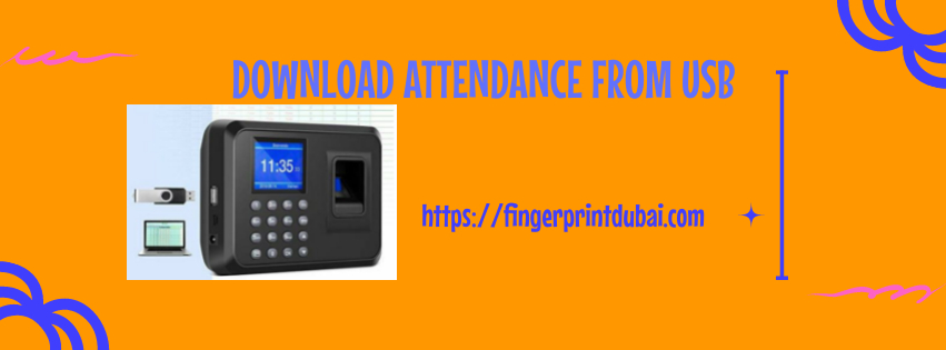 Download attendance from USB 