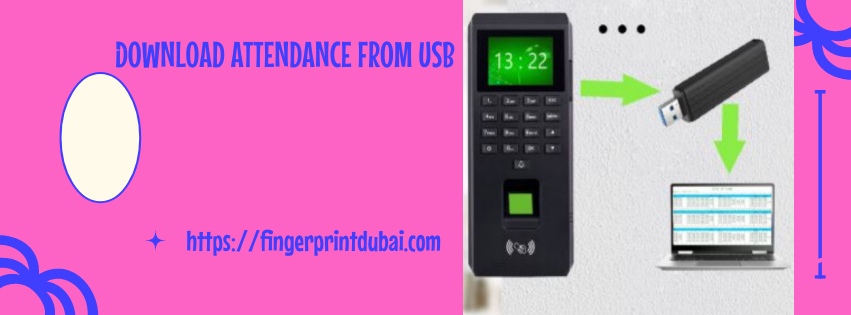 Download attendance from USB 