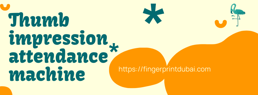 Thumb impression attendance machine.
