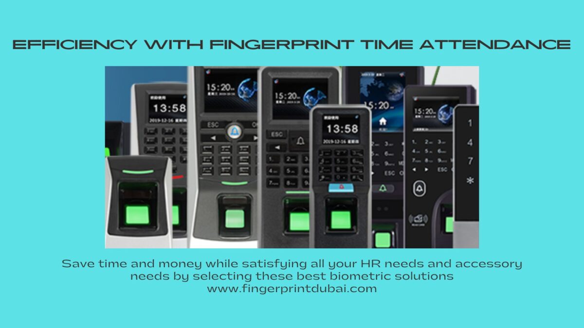 Efficiency with Fingerprint Time Attendance