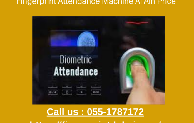 Fingerprint Attendance Machine Al Ain Price