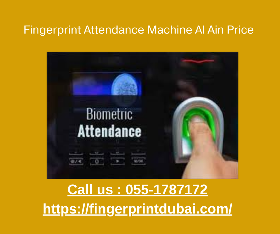 Fingerprint Attendance Machine Al Ain Price