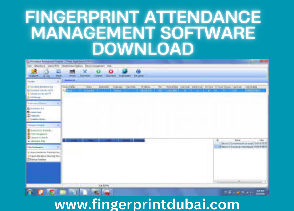 Fingerprint attendance management