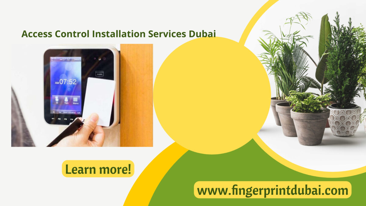 Access Control Installation Services Dubai