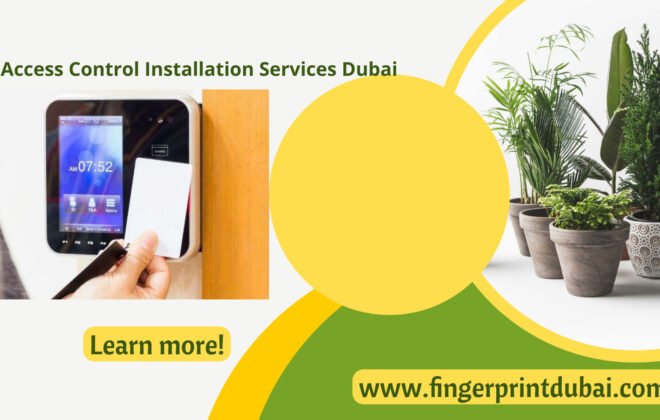 Access Control Installation Services Dubai