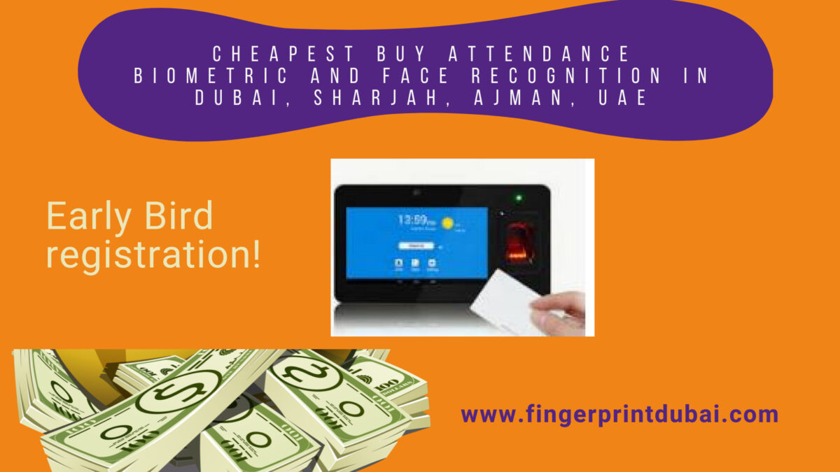 Cheapest Buy Attendance Biometric and Face Recognition in Dubai