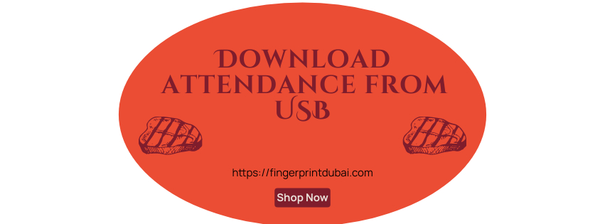 Download attendance from USB