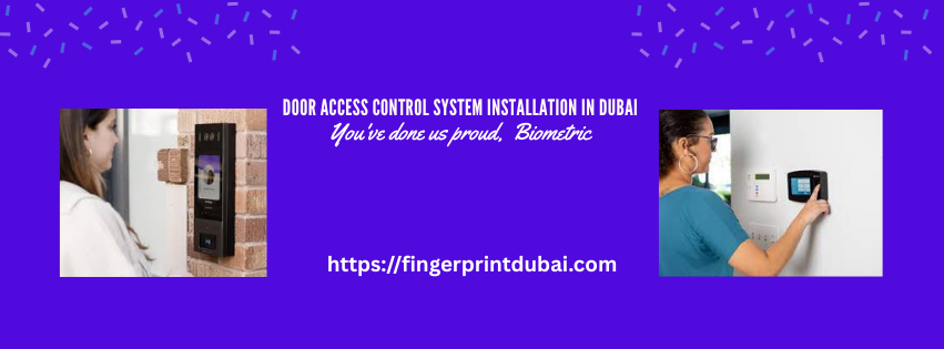 Install door access control system